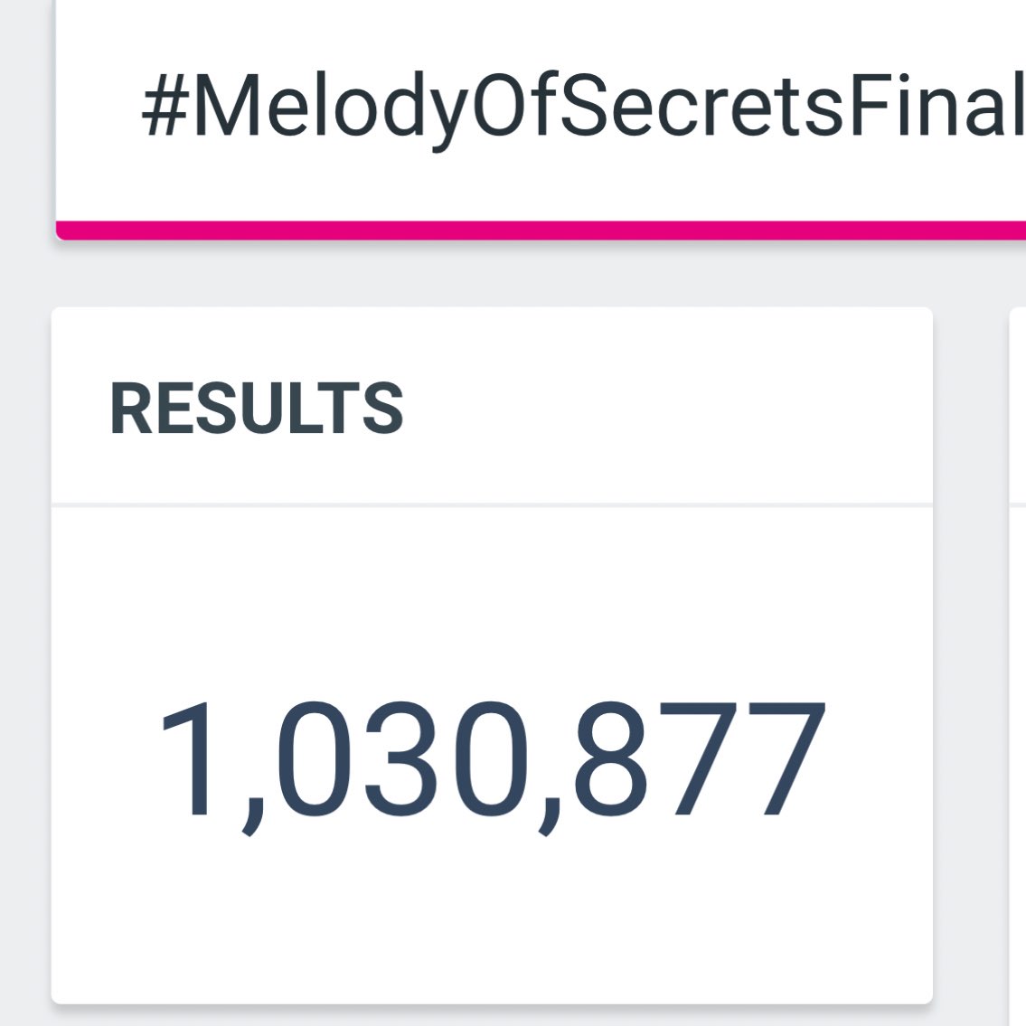 เราไม่อ่อม เราสู้ เราทำได้ พี่สตรีมขอ

อีก 70K เราจะไป 1.1M กัน ทำได้ม้ายยย ~

อีก 70K เราจะไป 1.1M กัน ทำได้ม้ายยย ~

อีก 70K เราจะไป 1.1M กัน ทำได้ม้ายยย ~

FORCEBOOK MOS FINAL EP 
#MelodyOfSecretsFinalEP