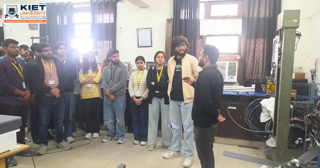 Kiet_edu's tweet image. ECE students visited the National Test House, Ghaziabad (under the Ministry of Consumer Affairs, Food &amp;amp; Public Distribution), gaining hands-on experience in High Voltage, MCB &amp;amp; Transformer Testing.Bridging theory with real-world practice.
#IndustryVisit #ECE #SkillDevelopment