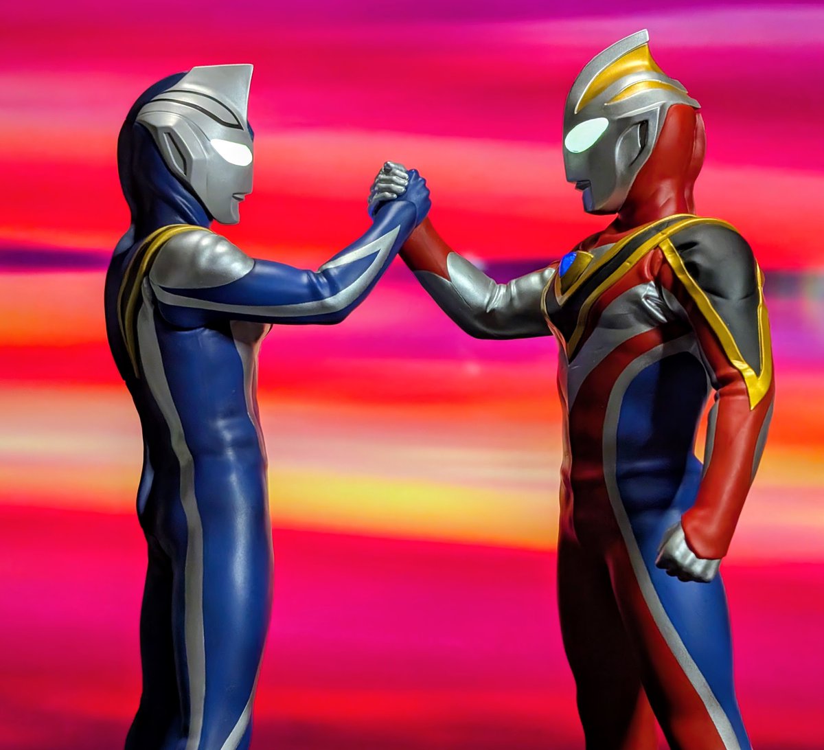 yamaki_nyx's tweet photo. エクスプラスのウルトラマンガイアSVとウルトラマンアグルV2
#自腹 https://t.co/98M1WleuOq