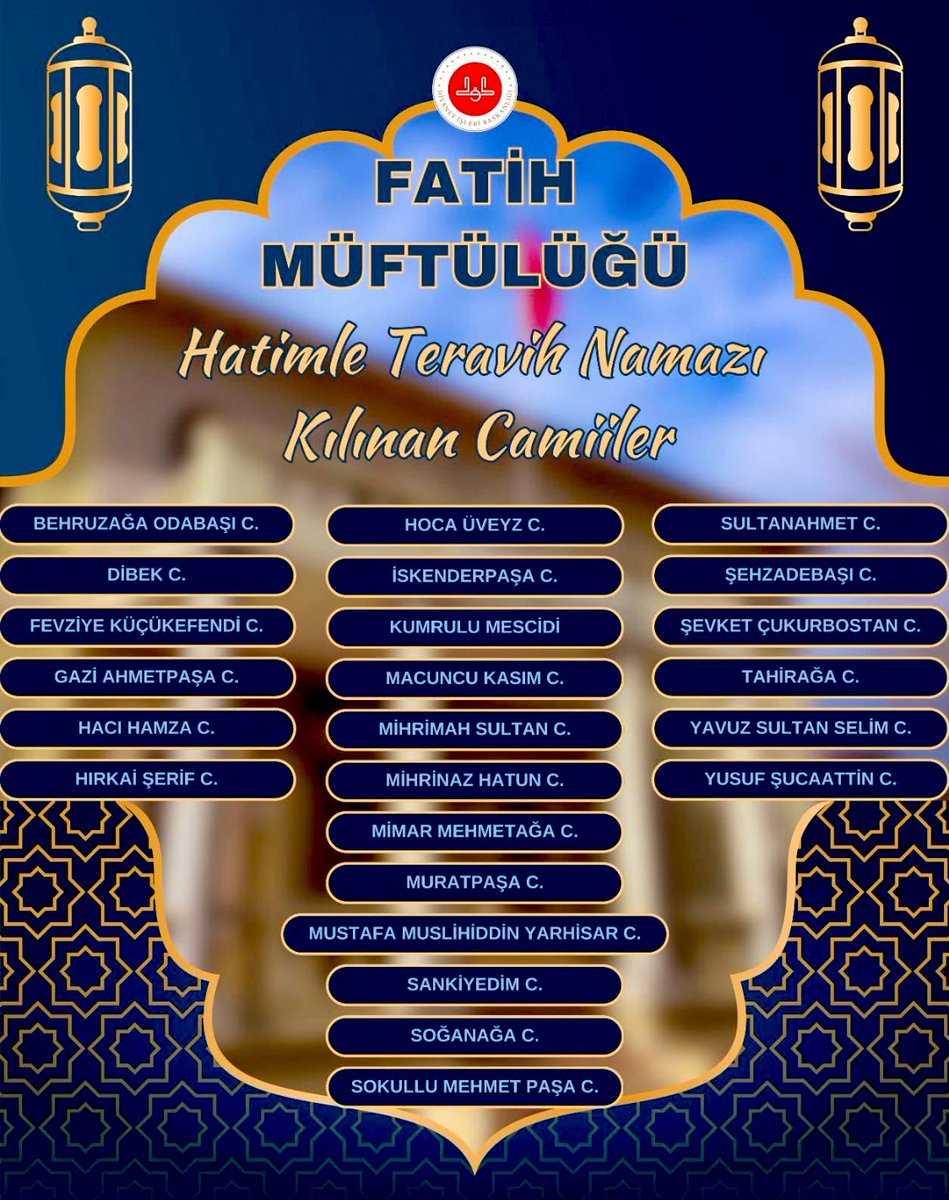 İslâmbol'da Teravîh...