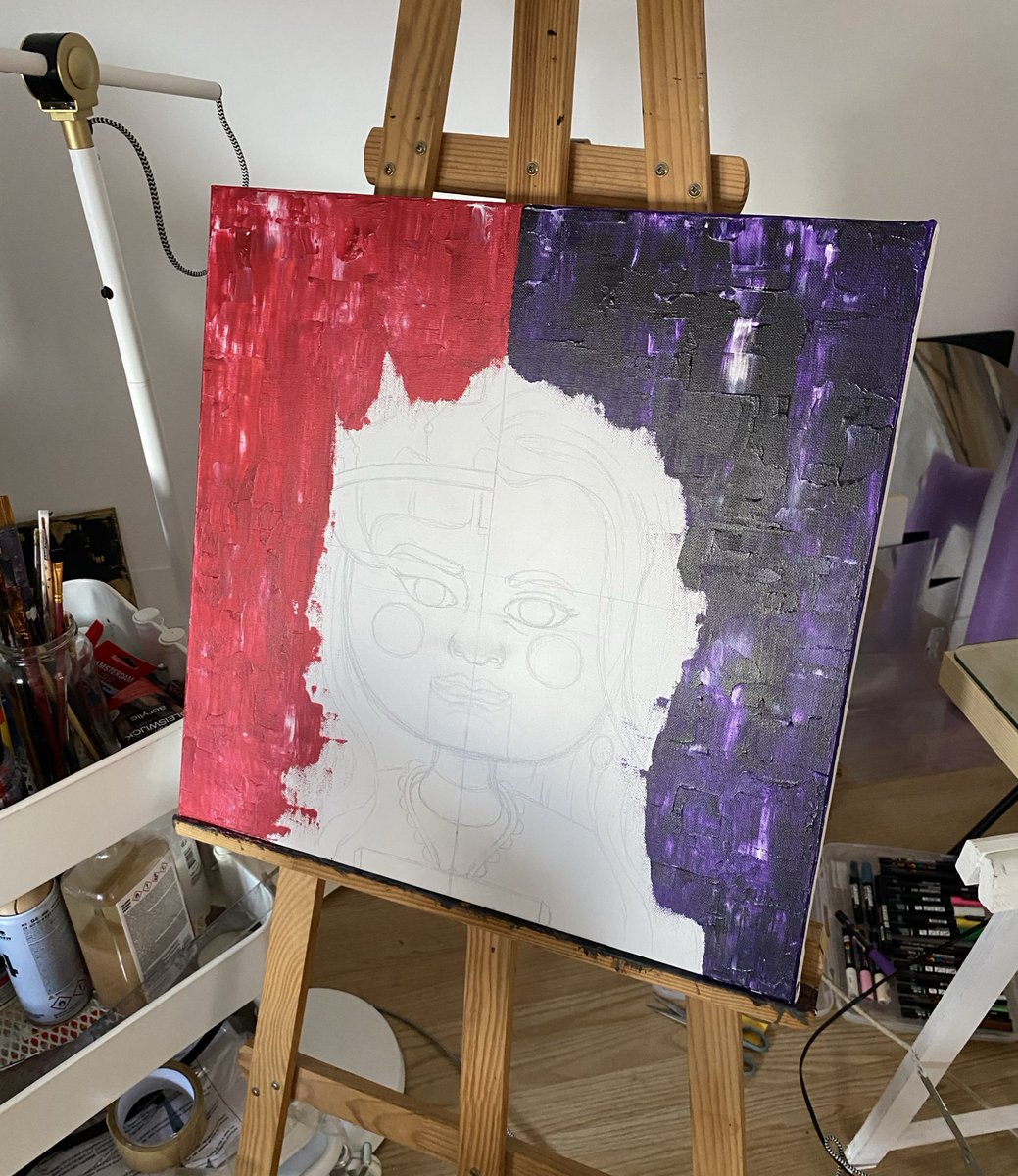 GM! Another NFT acrylic painted on canvas is coming!

Enjoy the weekend much love CT🫶🏻