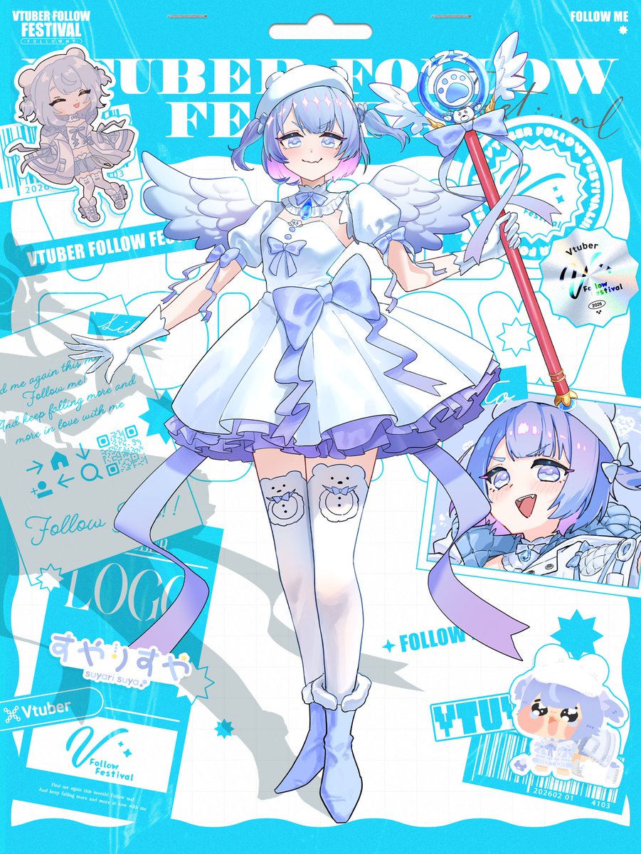 ＼\ #2月のVtuberフォロー祭り/／

眠ってる時以外はいつも眠たい
ｴｹﾁｪﾝVtuber すやりすや です🍼 🫧

🩵よく喋り、よく笑う
🤍普段とはギャップのある歌声
🩵ゲームと歌とおえかきが好き.ᐟ.ᐟ

X、YouTube 共に3000人目指して
毎日楽しく活動中です.ᐟ
💬♻️🩵巡回！気軽にフォローしてね🫶