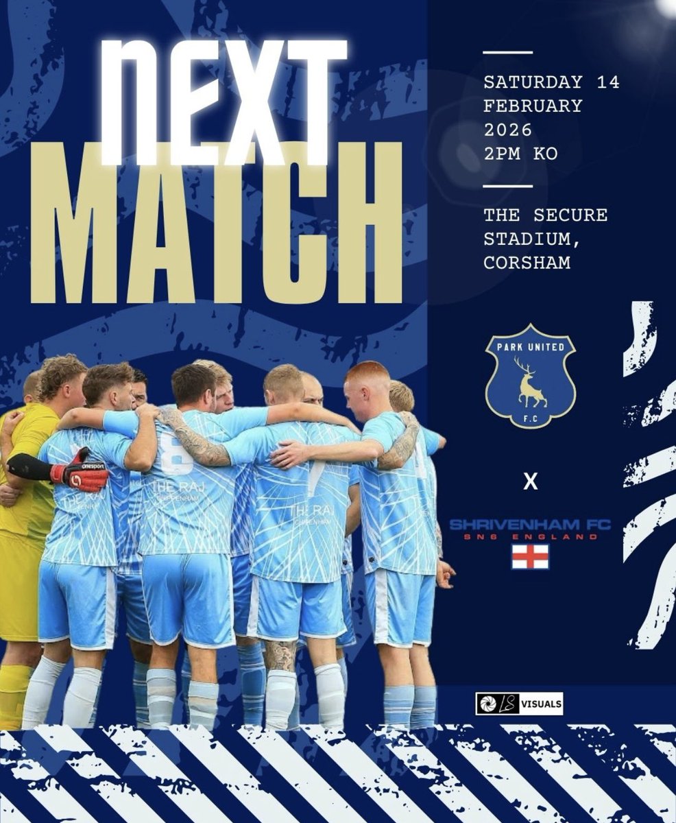 ParkUnitedFC22's tweet image. GAME ON @ The SECURE Stadium today as we welcome high flying @ShrivenhamFC.

We need all the support possible so please come along and cheer the lads on as we look to secure a much needed 3 points.

#Parklife #UTFP 🩵