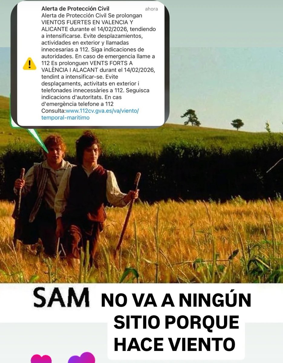 El meme de San Valentín de este año está marcado por el viento