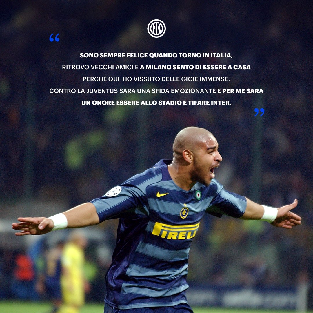 Inter's tweet photo. L'Imperatore è in città 🌇
Non perderti le parole di Adriano nel nuovo Matchday Programme 🖤💙
👉 https://t.co/pvdQY9Ctis https://t.co/opgGBVZMc5