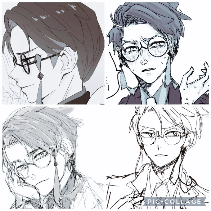 #繋がらなくていいから俺のカラスバを見てくれ
3回目ですが年明け1回目なんで許して…!髪の描き方一生定まらないね 