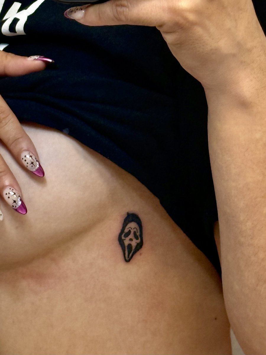 My little Tattoo of Ghostface 🥰