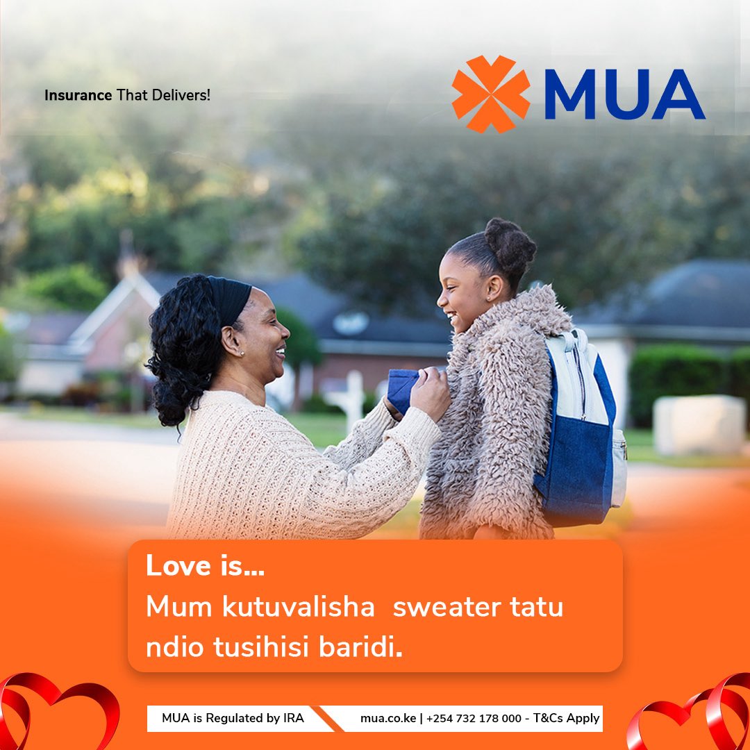 MUA_Kenya's tweet image. Love is the everyday moments. The remote wars. The “Sio wewe nachapa.” The extra sweaters just in case. The small wins we celebrate like trophies.

Tell us, what does love look like in your home?

#MUAInsurance #InsuranceKe #MUAcares #HealthInsurance #ValentinesDayChallenge