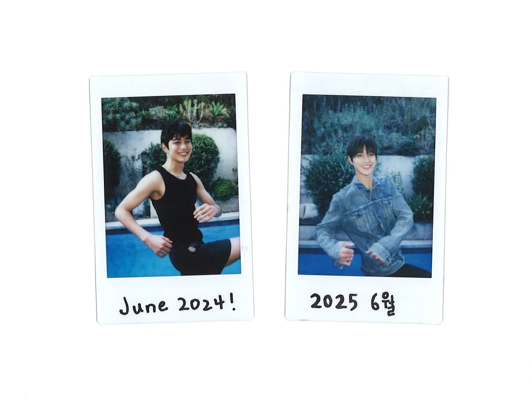 a year really doesn’t make much difference, he’s grown a little, his hair’s changed, but he’s still the same smiley sunshine boy