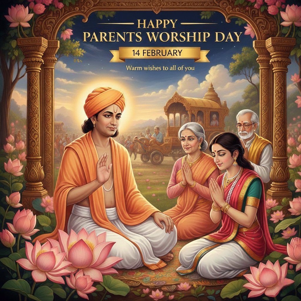 🚩🔥Voice Of Hinduism🔥🚩

🌸🙏 14 फ़रवरी – मातृ-पितृ पूजन दिवस 🙏🌸

🚩आज का दिन सिर्फ़ एक तारीख़ नहीं…
आज कृतज्ञता, संस्कार और सच्चे प्रेम का पर्व है ❤️

facebook.com/share/p/1FrUt9…