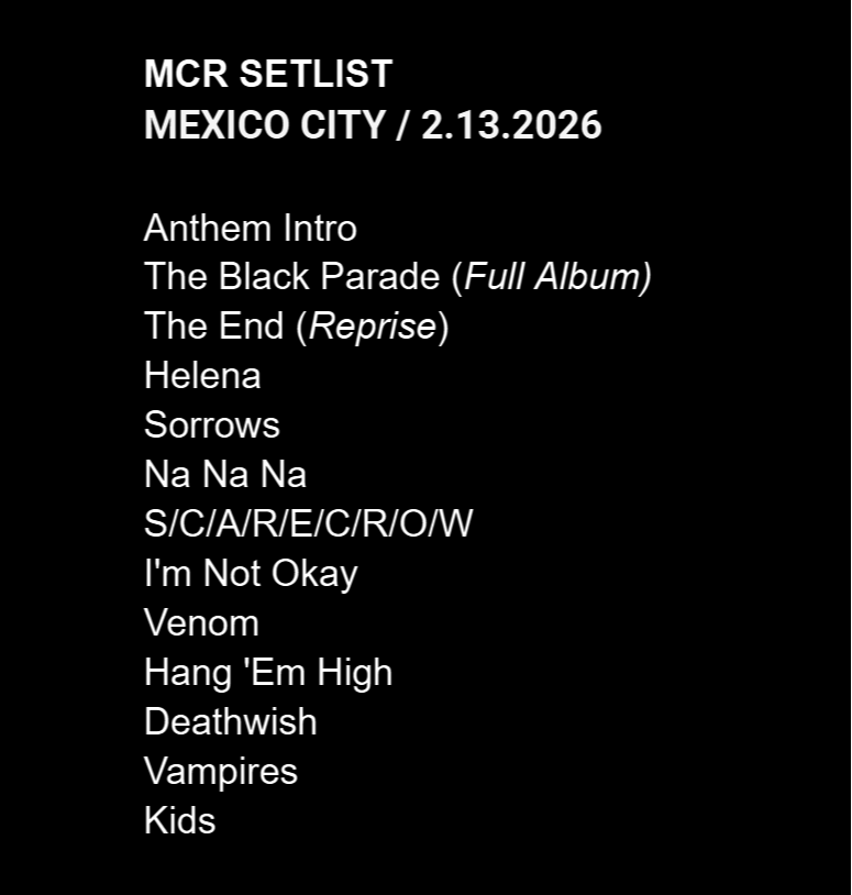 MCR Updates tweet media