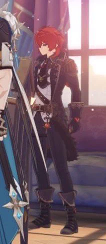 big fan of diluc just standing still throughout the entire trailer