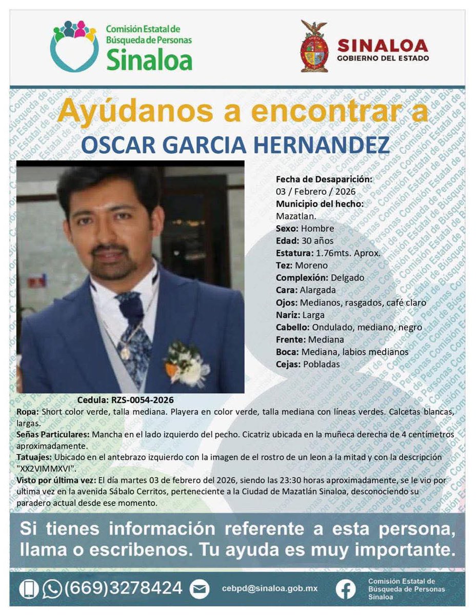 BraulioTorres12's tweet photo. @AztecaNoticias #Ayuda los esperamos en casa son familia #Mazatlan #Omar #Javier #Gregorio #Oscar @OHarfuch  @Claudiashein https://t.co/8YquDps8fL