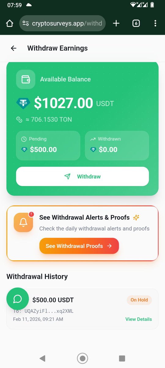 MJonah4's tweet photo. @philliplord1 Hello @philliplord1 there is a platform called Crypto Survey Platform (https://t.co/BqX55QRhq3) it is serious scamming people, they show in their profile that you are one of co-founder, if indeed you are one of them please work on this platform activities of scamming people https://t.co/eksadPvg5P