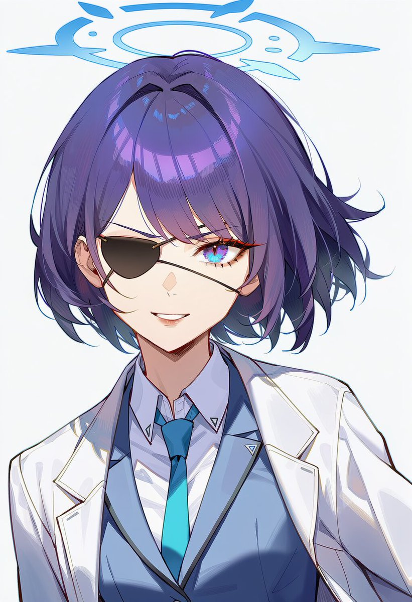 #ブルーアーカイブクロスオーバー 
芹沢ナオ ミレミアムのエンジニア部に所属するきってのまじめ。事故で片目を失う重傷を負うなどしている。酸素等の酸化性を持つ気体の第一人者であるが、ある日を境にエンジニア部にこなくなった。本人は理由さえ、口にしようとしない。 