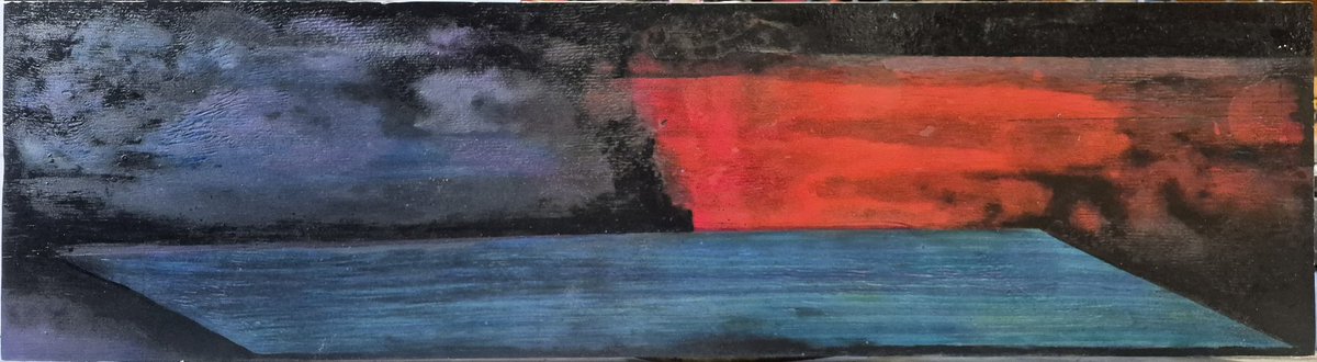 𝙡𝙚𝙨𝙨 𝙩𝙝𝙖𝙣 𝙯𝙚𝙧𝙤
enamel and lacquer on box
145x30