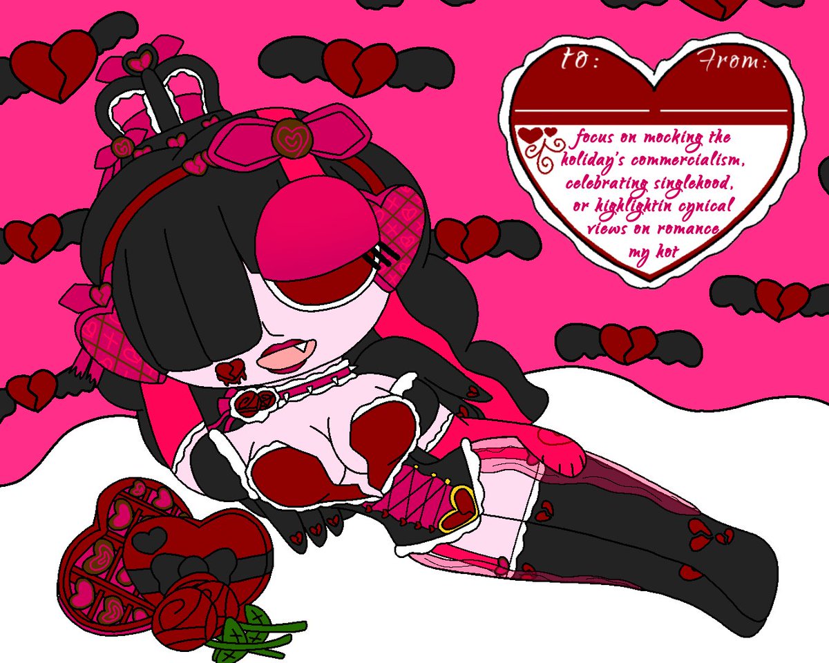 KestynQueena's tweet photo. Happy Valentine's Day to my bestie! Thanks for all the laughs and good times 💌💝
It's date card Sprunki my OCxOC
#sprunki #sprunkifanart #sprunkiincredibox #sprunkioc #ocxoc #Incredibox #fanart #designart #oc #ocs #myoc https://t.co/E4BYs2051r