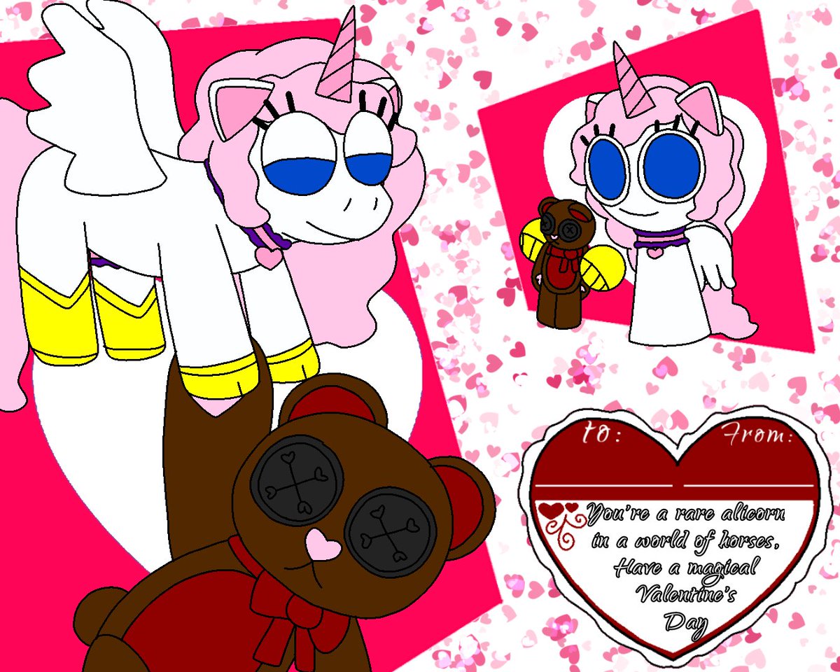 KestynQueena's tweet photo. Happy Valentine's Day to my bestie! Thanks for all the laughs and good times 💌💝
It's date card Sprunki my OCxOC
#sprunki #sprunkifanart #sprunkiincredibox #sprunkioc #ocxoc #Incredibox #fanart #designart #oc #ocs #myoc https://t.co/E4BYs2051r