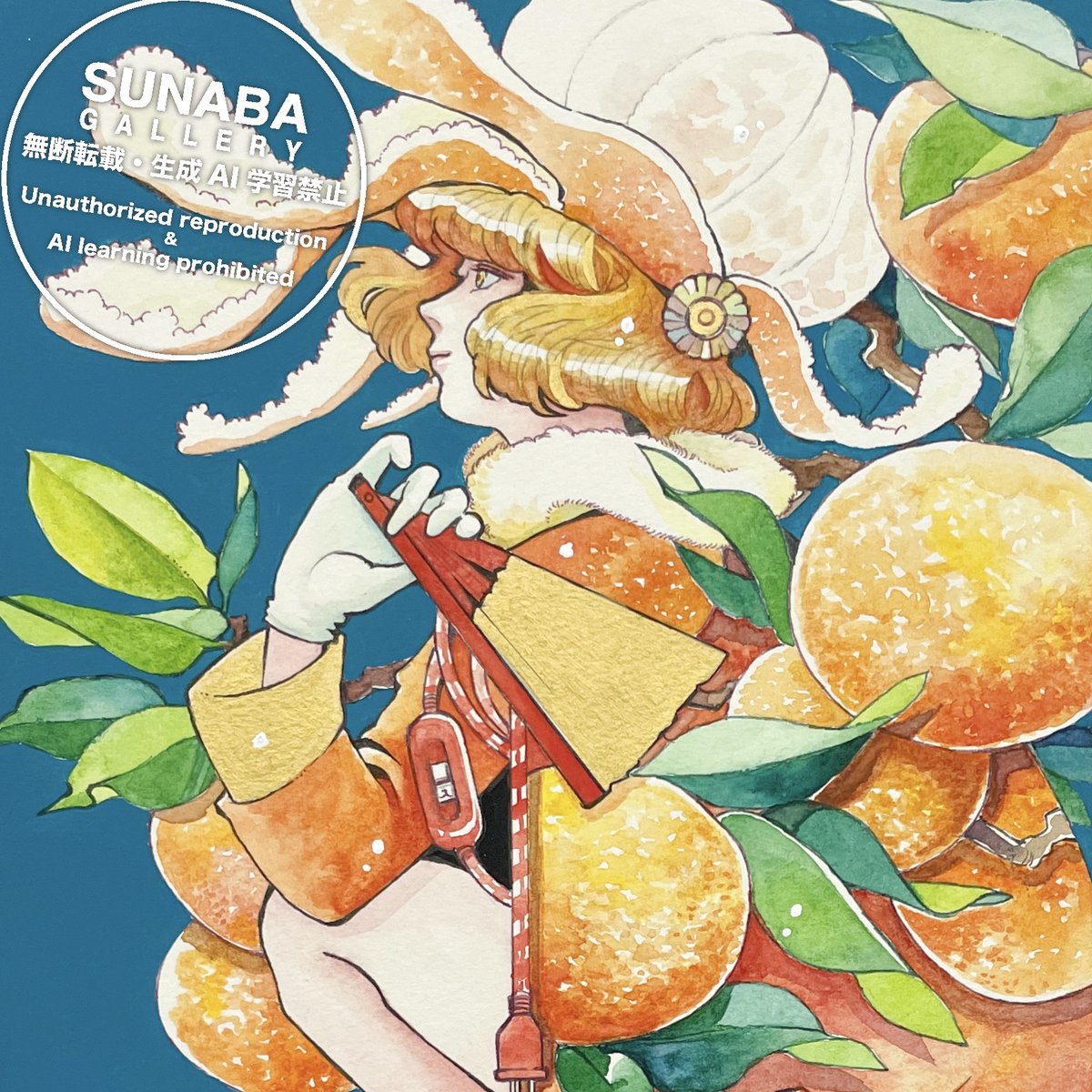 錠マヱ個展「紀州品質 2026」より《蜜柑》お迎えいただきました。ありがとうございました！
sunabagallery.com/upcoming/20260…

<a href="/jooemaa/">錠マヱ</a>
#錠マヱ #ギャラリー