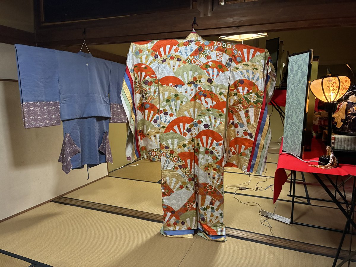 十二単風の羽織はこんな感じです👘
