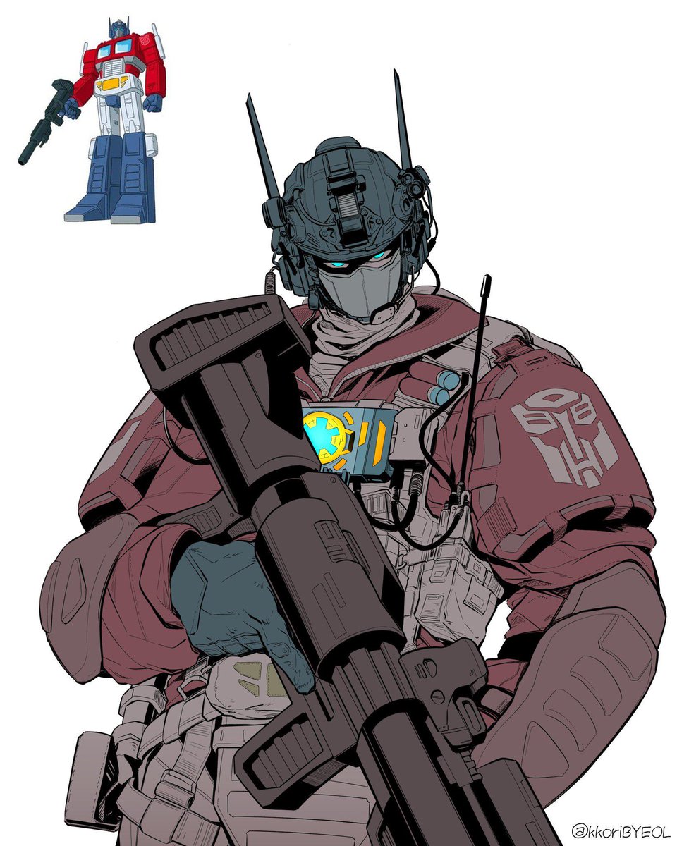 TransformersHQ1's tweet photo. Human Optimus by @KkoriBYEOL_TF!

#Transformers #OptimusPrime https://t.co/ksC8n6lcsq