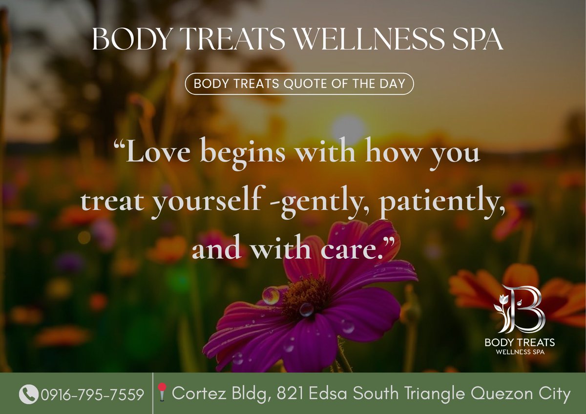 bodytreatsQC's tweet photo. This Saturday, let love start with you. Whether you’re celebrating with someone special or choosing self-love, take time to relax and recharge. You deserve it.

#ValentinesWeekend #SelfLoveFirst #BodyTreatsWellnessSpa https://t.co/Y6vWAifVlC