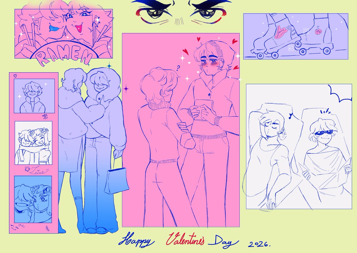 Con quién pasará mc este San Valentín? 👀
Feliz día de San Valentín a todxs 🫶🫶
Por si quieren saber cómo pasarían los personajes con mc este año eh aquí cada situación y algunos regalos ✨✨🫶