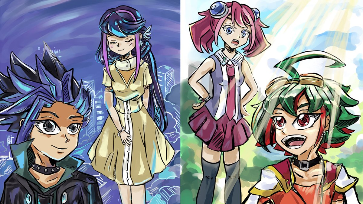 SM714Prod_Ltd's tweet photo. One Heart, Two Worlds Comic Dub!

Happy Valentine's Day!

Comic By @bethogrape 

Yuzu Hiiragi / Ruri Kurosaki - @Raven21219068 
Yuya Sakaki / Yuto / Yuri / Yugo - @LoyalJoeyVO 

https://t.co/pgGmkluahb https://t.co/ojc0G2r7yK