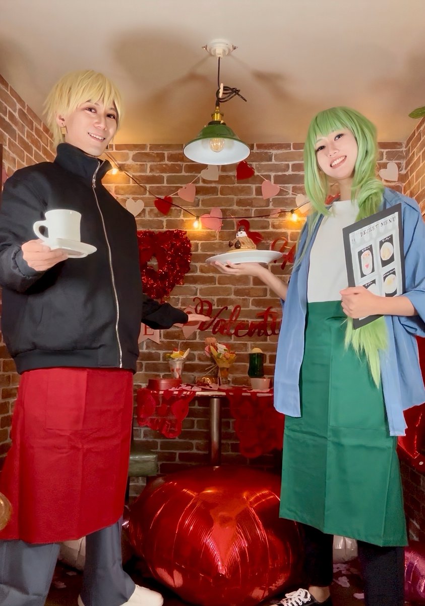 【Fate/strange Fake】コラボCafe ver.

　　　　　〜 Happy Valentine 〜
　🍩ようこそ❣バレンタインCAFEに☕

▶ギルガメッシュ Gilgamesh
▶エルキドゥ Enkidu <a href="/tamitamidomu06/">みさやんこ</a>