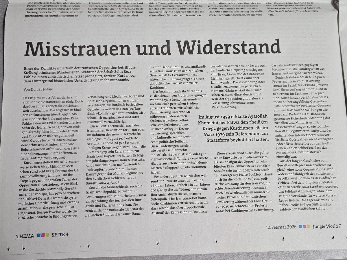 donja_ho's tweet photo. Mein neuer Bericht in der aktuellen Ausgabe der Jungle World.

Ich hätte noch so viel mehr zu sagen gehabt... https://t.co/8IvrLKPtnR