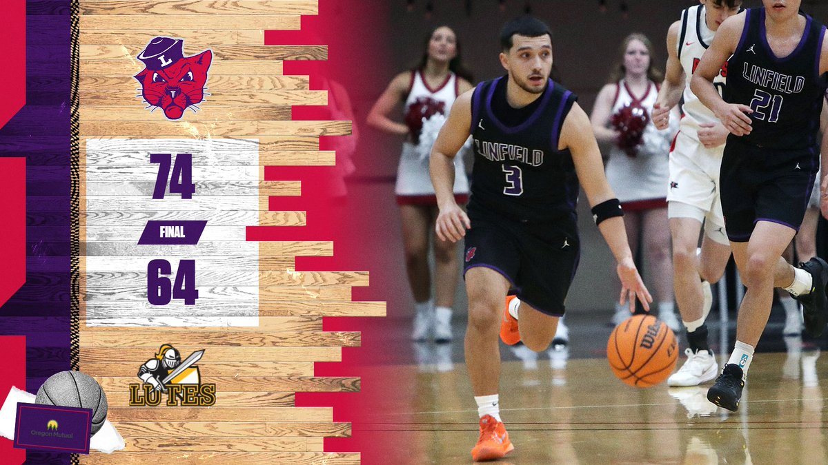 Magaña drops 21, <a href="/linfieldmbb/">Linfield Men's Basketball</a> downs the Lutes!

#RollCats | #d3hoops | #NWCmbb