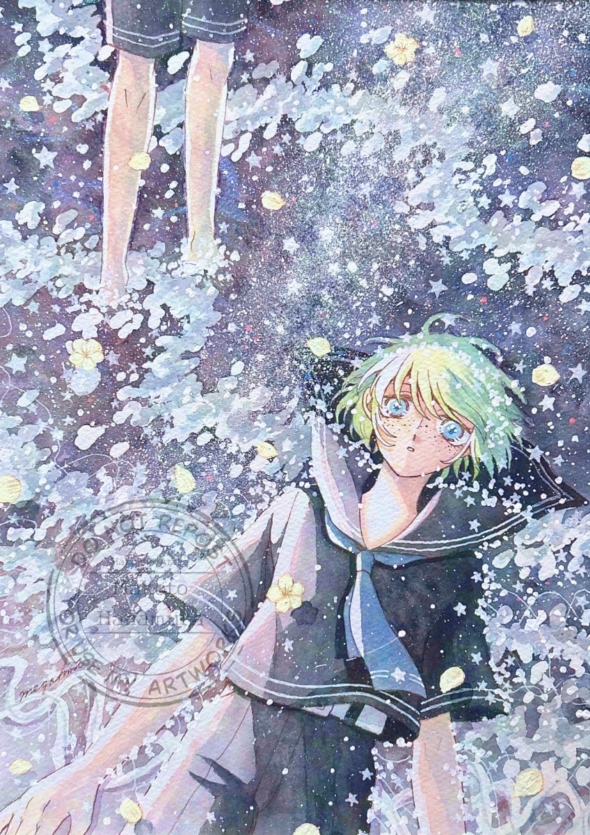 この作品とても好きです 原画もキラキラが凄く素敵でした✨