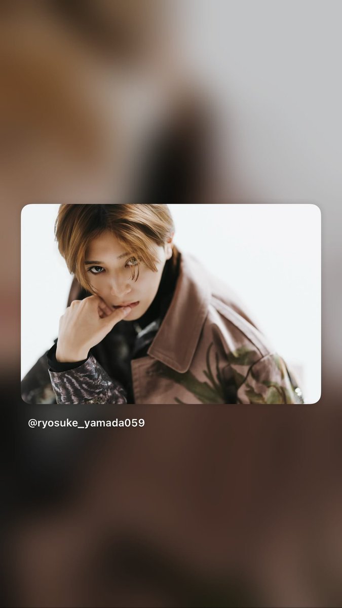 𓅪 2026.02.14 IG stories : ryosuke_yamada059 𓅪