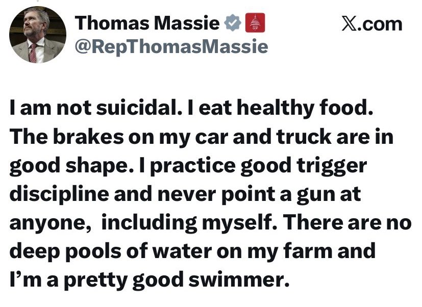 DisavowTrump20's tweet image. The fact that a sitting member of Congress has to say this is bone-chilling.

Thomas Massie has shown us what can happen when you stand up to Donald Trump.