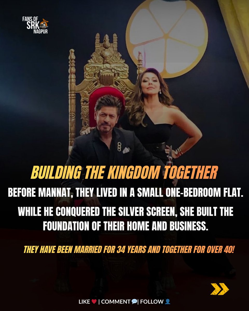 Fansofsrknagpur's tweet photo. Behind every successful man is a woman who believed in him when he had nothing. For our King, that woman is Gauri Khan. 👑❤️
#HappyValentinesDay https://t.co/8GzWjR3Pqd