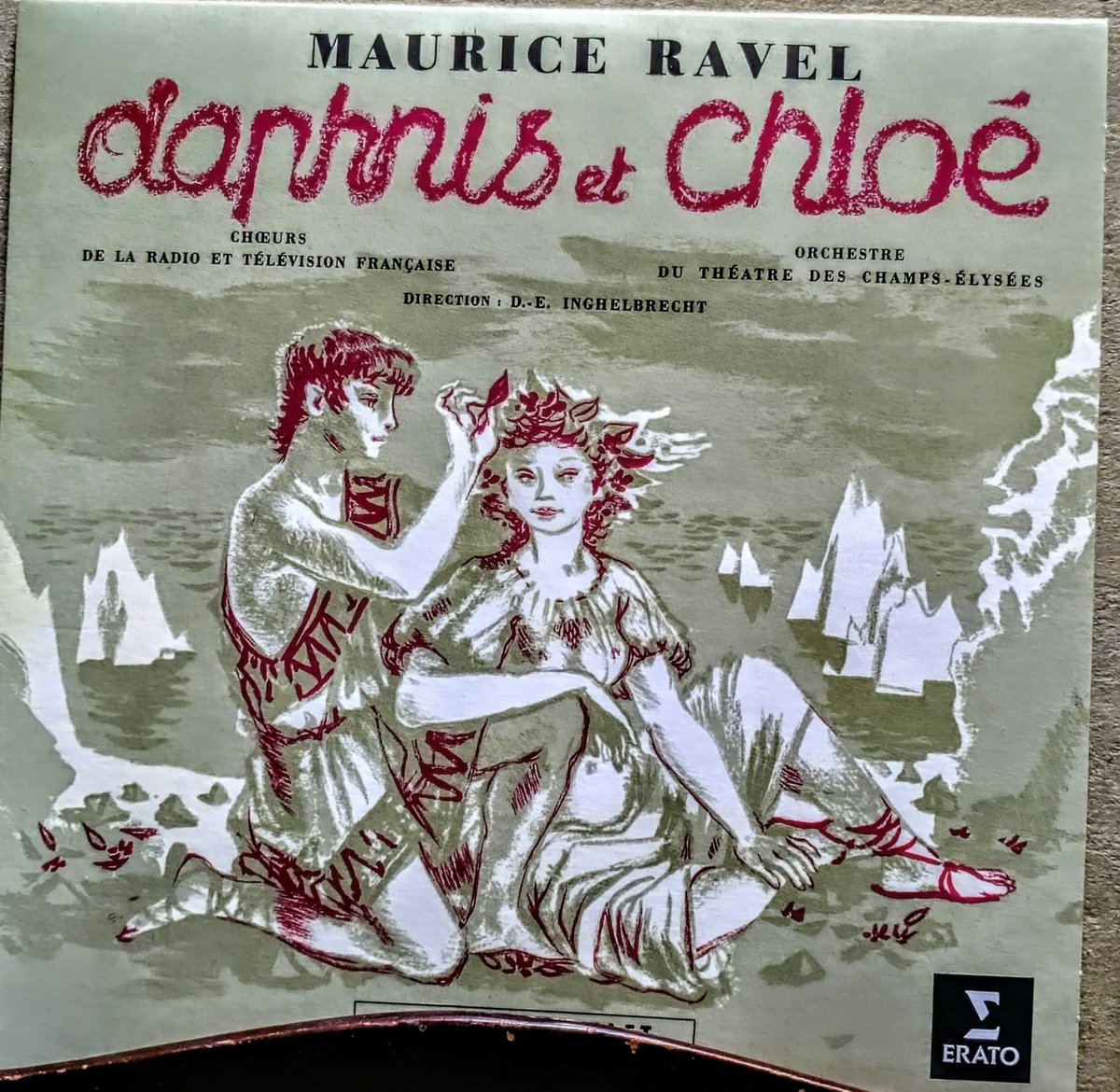 珈琲を飲みながら､ラヴェルのダフニスとクロエをアンゲルブレヒト