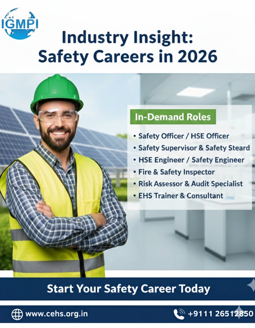 igmpiindia's tweet photo. 🛡️ Build Your Future in Safety – 2026 Ready!
Workplace safety &amp; environmental health careers are booming. Get skilled, get certified, and lead the future of HSE.
📞 +91 11 26512850
🌐 https://t.co/vOdAXD9E7E

#SafetyCareers #HSE #EHS #IndustrialSafety #GreenJobs #PulwamaAttack https://t.co/ng22foupR2