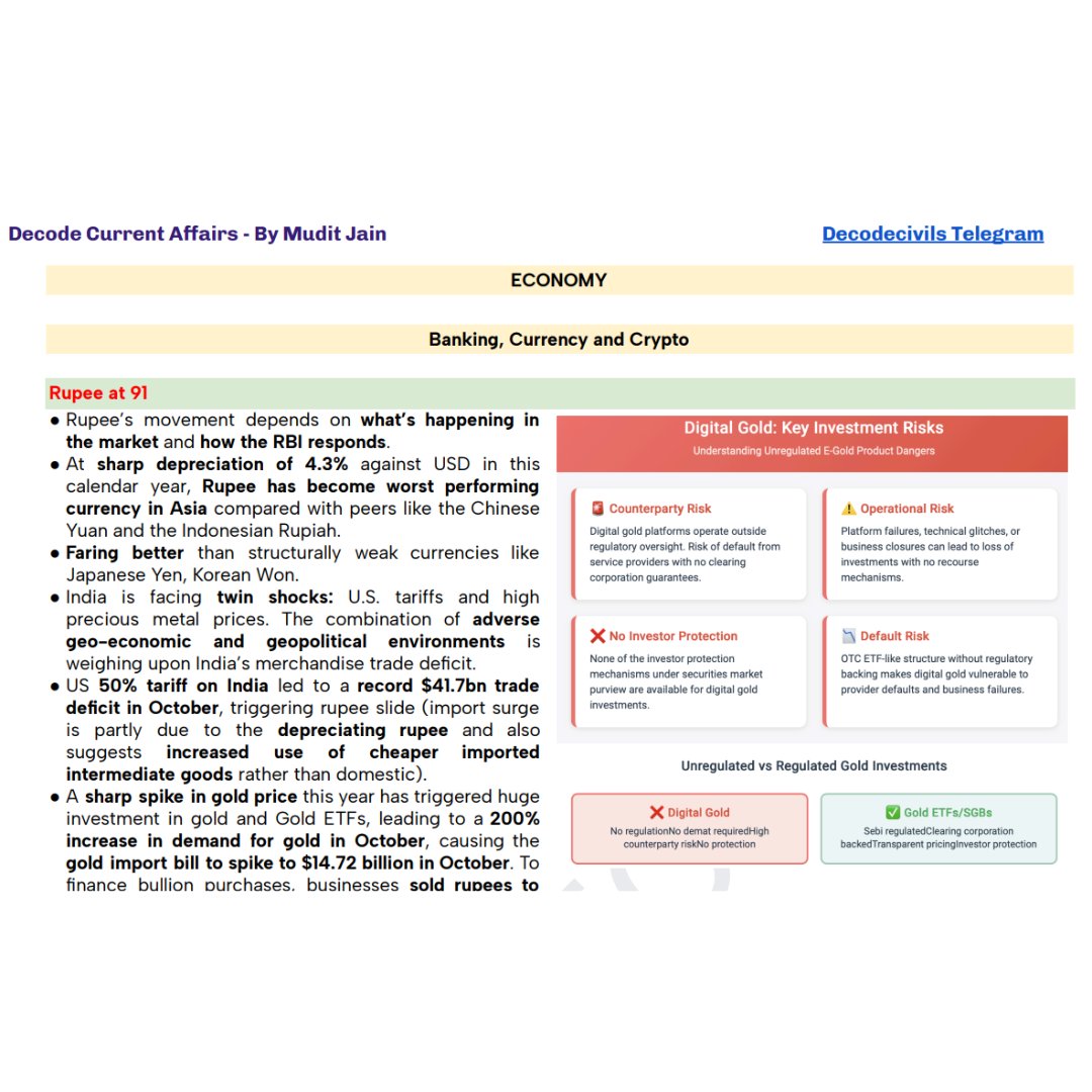 DecodeCIVILS's tweet photo. T-1213: The wait is over! Here is the 8-Months Current Affairs Compilation for UPSC CSE Prelims 2026 and other competitive exams.

2026 Decode CA Coverage (Indian Express + The Hindu + PIB):

FILE 1 - Mapping + Geography + History (AMAC, Modern, World) + MISC (GI, UNESCO, Awards, Sports, Temples, Festivals, Persons in News, Tribes etc).

FILE 2 - Polity + Governance + International Relations.

FILE 3 - Economy + Agriculture + Science & Technology + Environment + Disaster Management + Security.

DOWNLOAD FILES from Link in description section of the Video: https://t.co/Za3ZUkyOss

#UPSC #Prelims #CurrentAffairs #DecodeCurrentAffairs