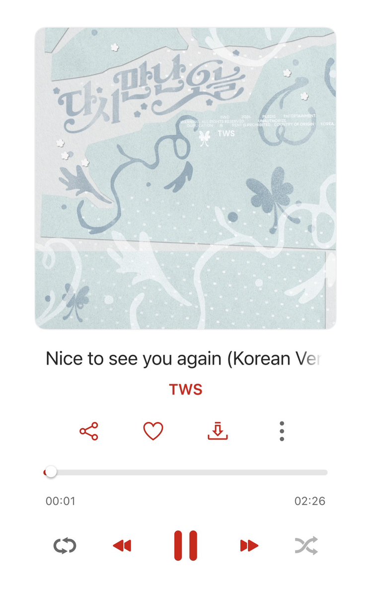 ◤New Release◢ TWS(@TWS_PLEDIS) 「Nice to see you again (Korean