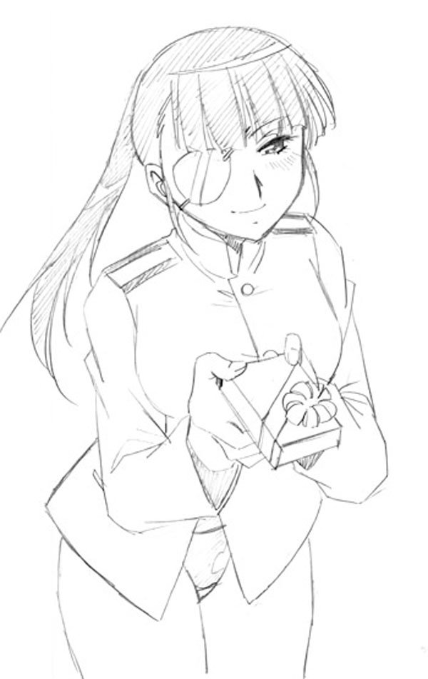 過去のバレンタインイラスト。ミュウイチゴも描いたはずだが見当たらない。 