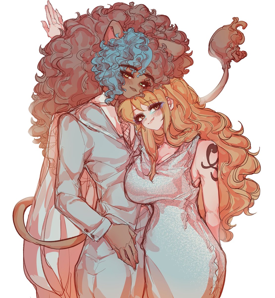 nefariousnami's tweet photo. 𑣲HAPPY VALENTINES DAY ꉂ(˵˃ ᗜ ˂˵)
It seems Raunalda and Nami have something important today. Rumor has it, they’re attending a wedding. I wonder whose…
🎨: @/ilyy_s
#catnab #yumeship #yumetwt https://t.co/G3IHUpUHoS