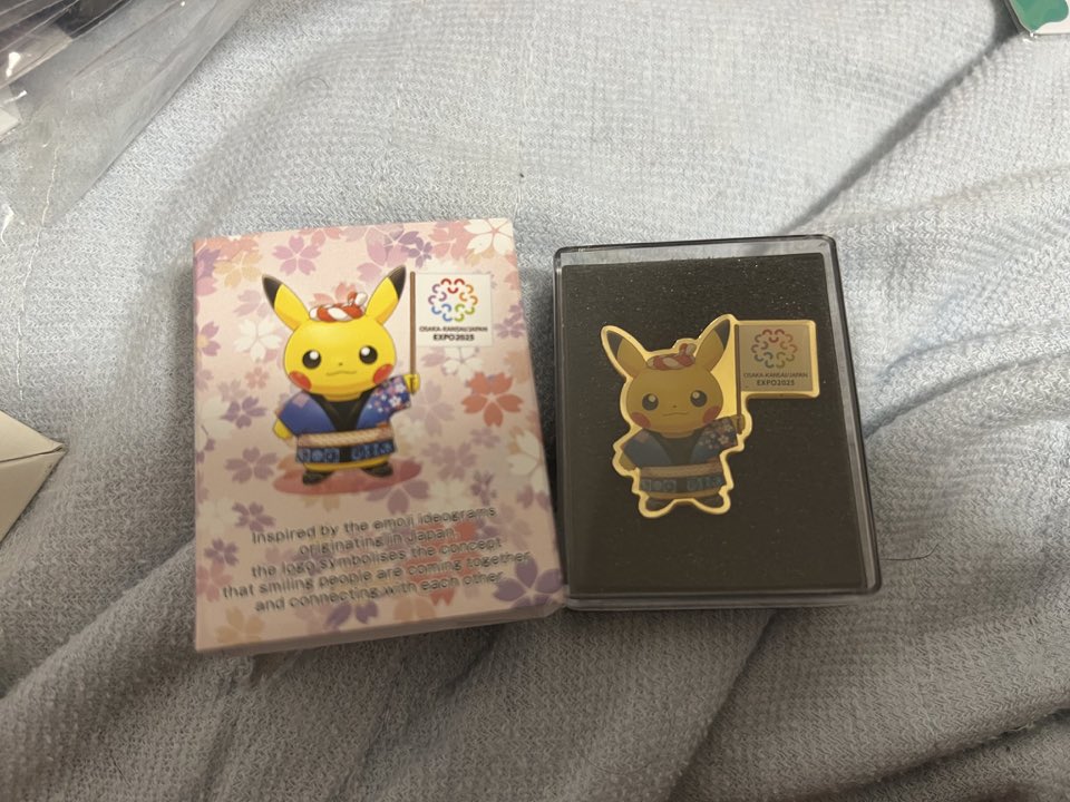 オリンピックのTV東京のピカチュウピンバッジは相当昔から五輪がある度