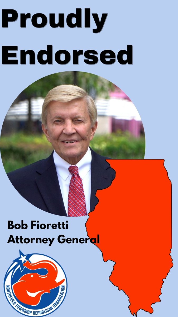 We are proud to endorse Attorney General candidate <a href="/BobFiorettiChi/">Bob Fioretti</a>, whose passion for individual rights and the Constitution brought him home to the GOP.