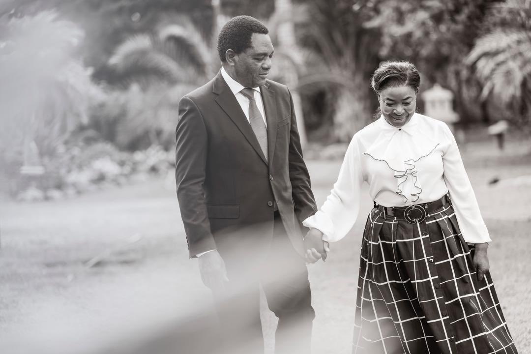 HHichilema's tweet photo. Today, we celebrate love, not only as affection, but as service, sacrifice, and commitment. Thank you @MrsHichilema for walking this journey with grace, strength, and quiet courage. To our nation: let us choose action, that loves, that cares, that delivers. Happy Valentine’s Day. https://t.co/Qbbt0Dyq8Y