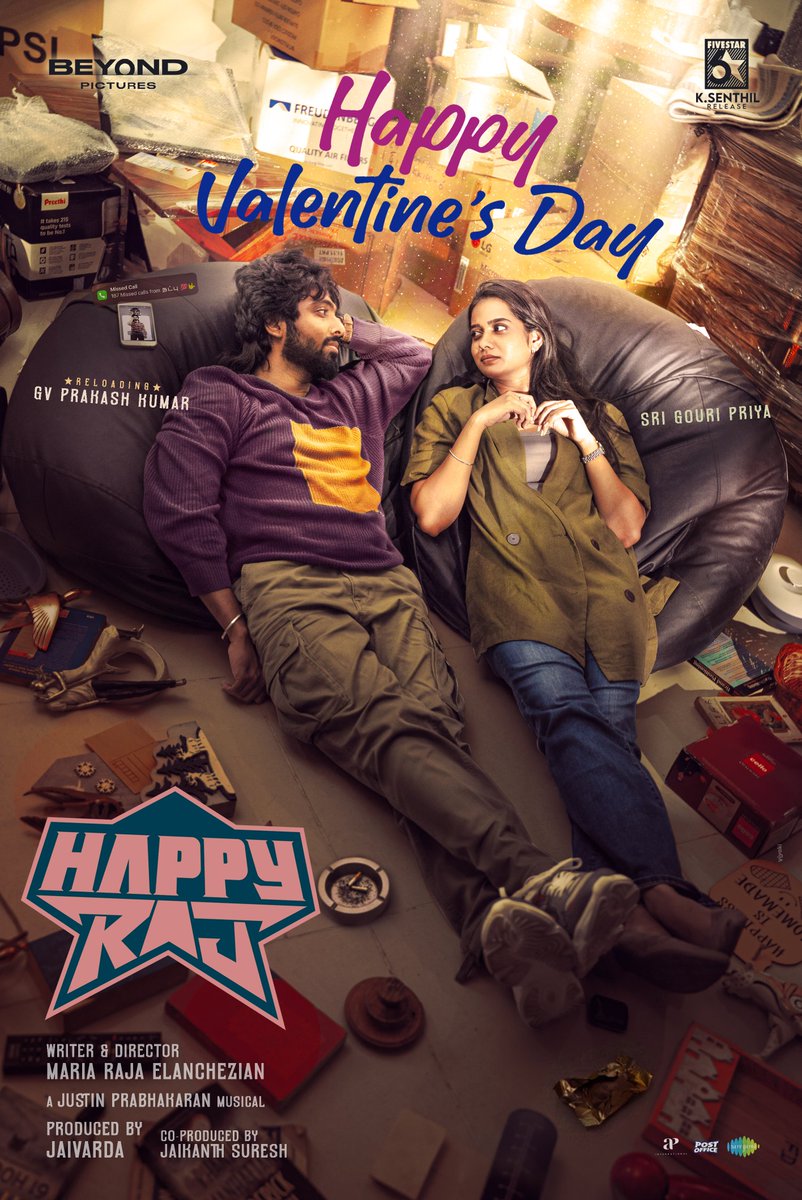 HAPPY Valentine's day😎♥️

Produced by <a href="/jaivarda04/">Jaivarda23</a>
Co-Produced by <a href="/SureshJaikanth/">Jaikanth Suresh</a>
Starring <a href="/gvprakash/">G.V.Prakash Kumar</a> <a href="/actorabbas/">iamactorabbas</a> <a href="/srigouripriya/">Sri Gouri Priya</a>
Written &amp; Directed by Maria Elanchezian
A <a href="/justin_tunes/">Justin Prabhakaran</a> Musical 🎵

 #GeorgeMaryan <a href="/kailasam_geetha/">Geetha Kailasam</a> <a href="/madhandop/">Madhan Christopher</a> @editorselva
@kumar_gangappan