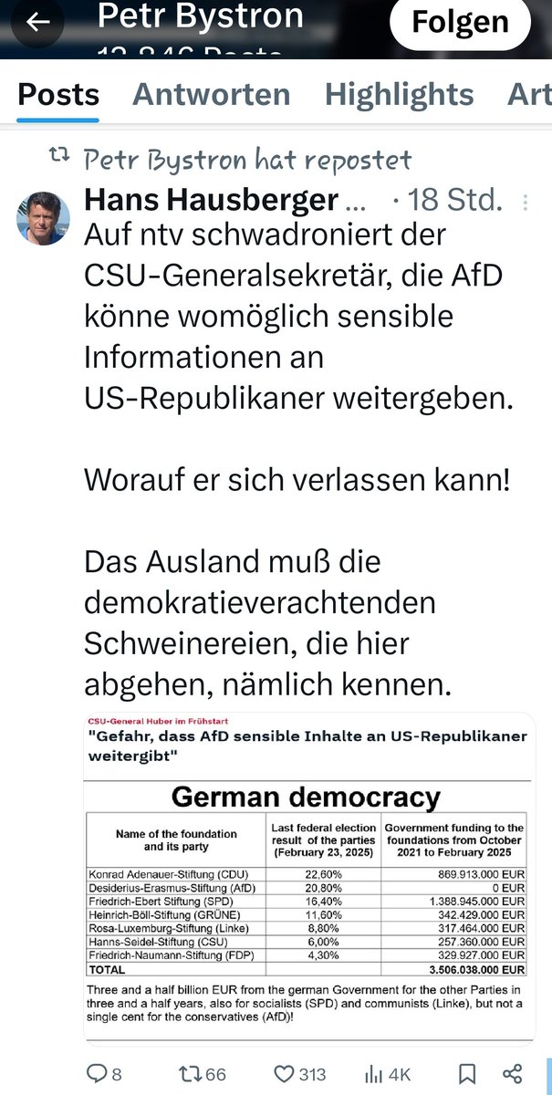 sigi_fibi's tweet photo. @hans_hausberger von der @AfD gibt den #Vaterlandsverrat an die USA zu! @BMI_Bund @BfV_Bund 👇🔥
#fckafd #afdrausausdenparlamenten #VetternwirtschAfD #AFDsindFaschisten #AfDVerbotsverfahren #AfDmachtDumm
#afdschadetdeutschland #LügenAfD #afdnee #niemalsAfD #afdClan #AfDFilz https://t.co/qgfDaFGDjv