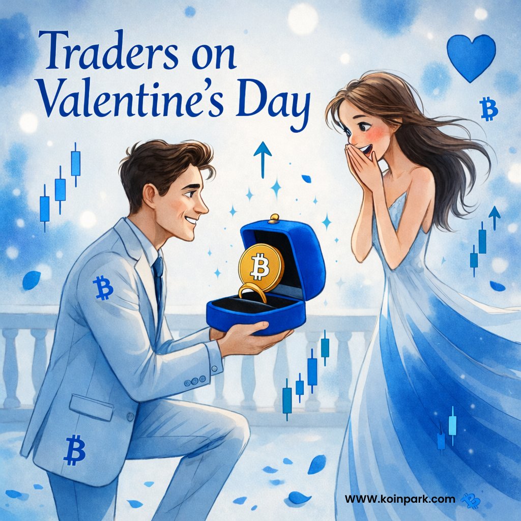 KoinparkExc's tweet image. Happy Valentine’s Day from all of us at Koinpark! ❤️ 

Love is about trust, commitment, and growing stronger together, just like your crypto journey. 💙

🚀 Here’s to hodling strong through every dip and rise: koinpark.com

#HappyValentinesDay #Koinpark #CryptoJourney