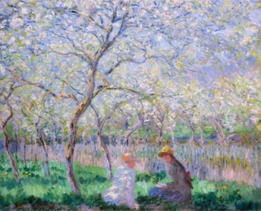 allontanarsio's tweet photo. Spring paintings by Claude Monet https://t.co/QrBRqwpvuR
