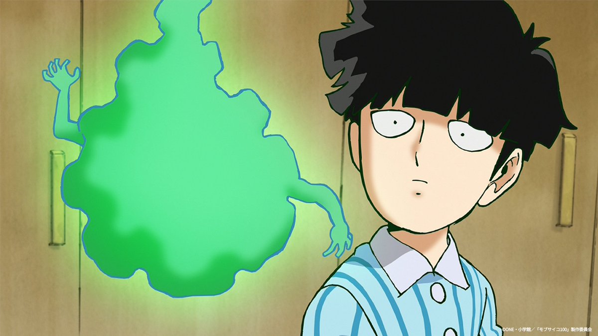 今日は #いい髪色の日 💚

髪じゃないけど、 いい緑色。
ナイスカラーなエクボです。

In Japan, today is Good Hair Color Day 💚
Not hair, but a great green. Ekubo.

📺モブサイコ100 シリーズ / Mob Psycho 100 series
mobpsycho100.com/onair/
#wbj_anime #mobpsycho100