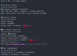 shrh56108161's tweet image. 🧵PI NODE PROTOCOL UPGRADE GUIDE: THE COMPLETE BREAKDOWN! 🧵

The path from v19 to v23 is set. Every node operator needs to understand this. Let's dive in. 👇

#PiNetwork #NodeUpgrade #Protocolv23 #Mainnet